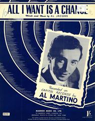 All I Want Is A Chance - Al Martino - PVG (Digital Download)