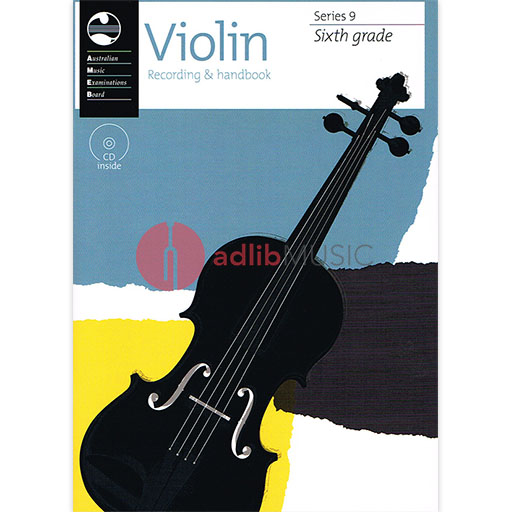 AMEB Series 9 Grade 6 - Violin CD Recording & Handbook AMEB 1202728046