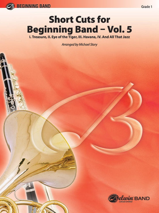 Short Cuts for Beginning Band -- Vol. 5 - Concert Band Conductor Score & Parts (Digital Download)