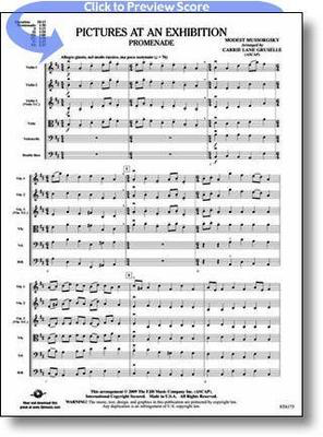 Pictures at an Exhibition - Modest Mussorgsky - Carrie Lane Gruselle FJH Music Company Score/Parts