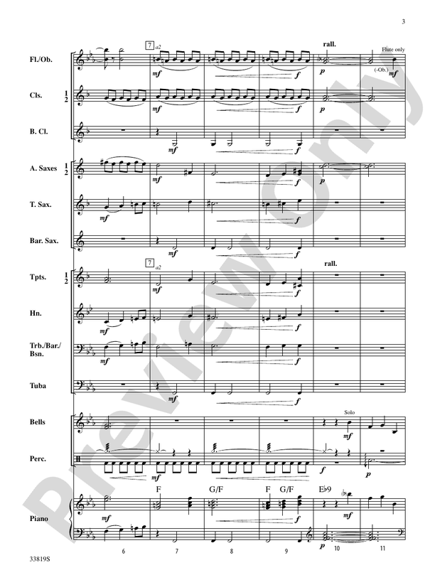 Snow Globe - Concert Band Conductor Score & Parts (Digital Download)