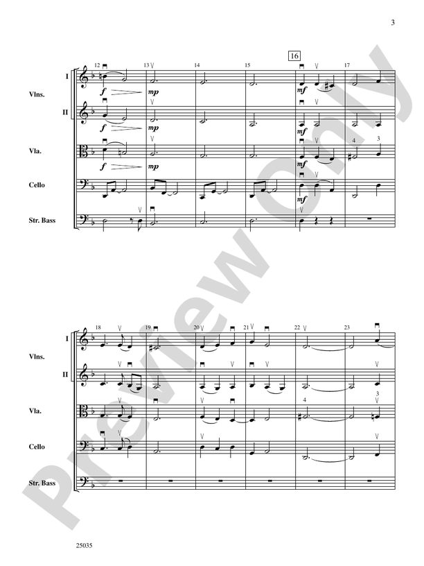 Coventry Carol, Fantasy on – String Orchestra Conductor Score & Parts (Digital Download)