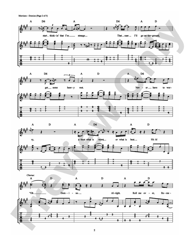 Domino - 00-PS-0005415 - Guitar TAB (Digital Download)