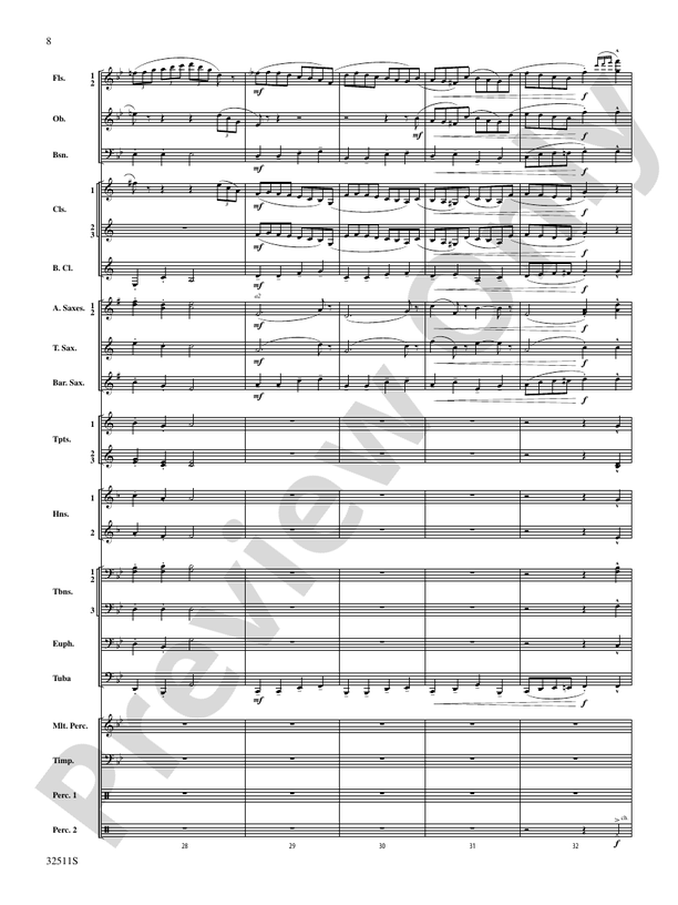 Scenes from The Nutcracker - Concert Band Conductor Score & Parts (Digital Download)