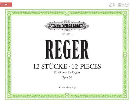 Reger - Pastorale (from 'Twelve Pieces' Op.59, Vol I) (EP11593) - Organ (Digital Download) - Piano Solo (Digital Download)