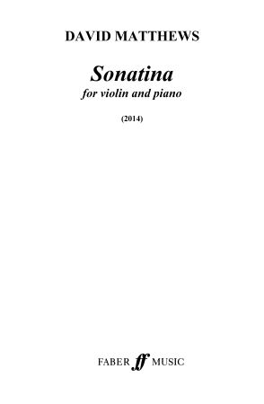 Sonatina for Violin and Piano Op.127 - Piano Accompaniment (Digital Download)