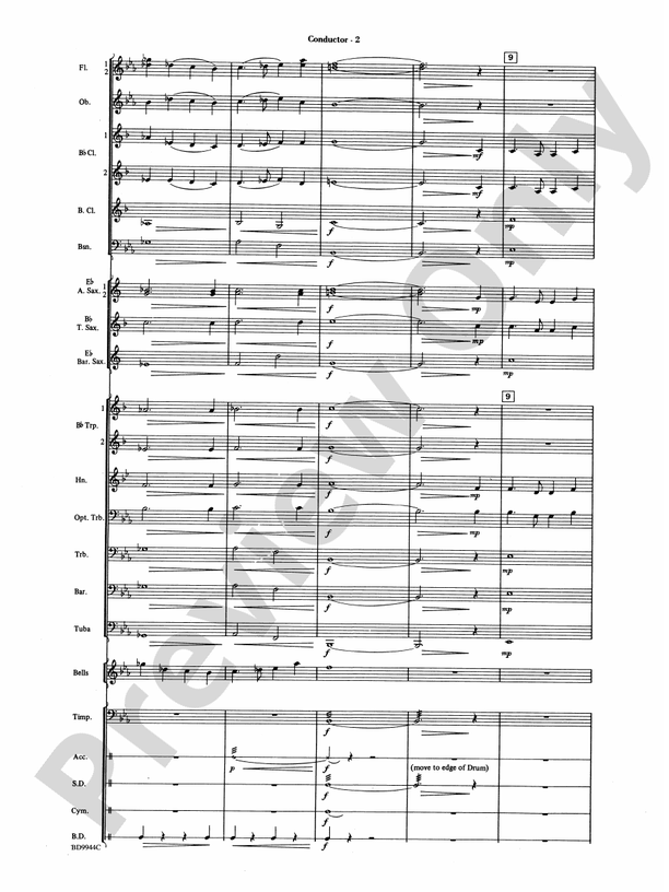 America the Beautiful - DSM-PK-0002124 - Concert Band Conductor Score & Parts (Digital Download)