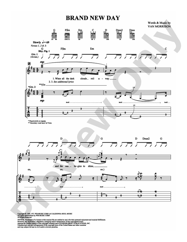 Brand New Day - Guitar TAB (Digital Download)