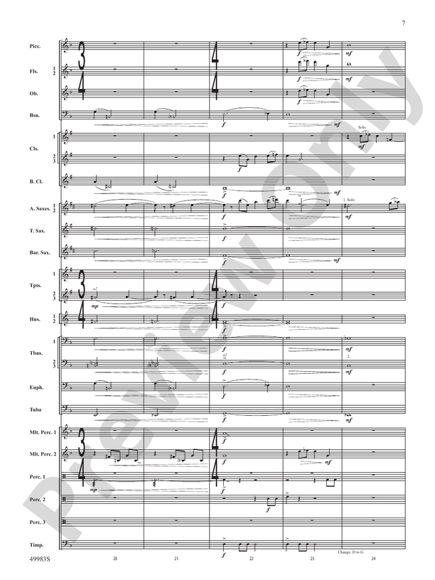 An Ancient World - Concert Band Conductor Score & Parts (Digital Download)