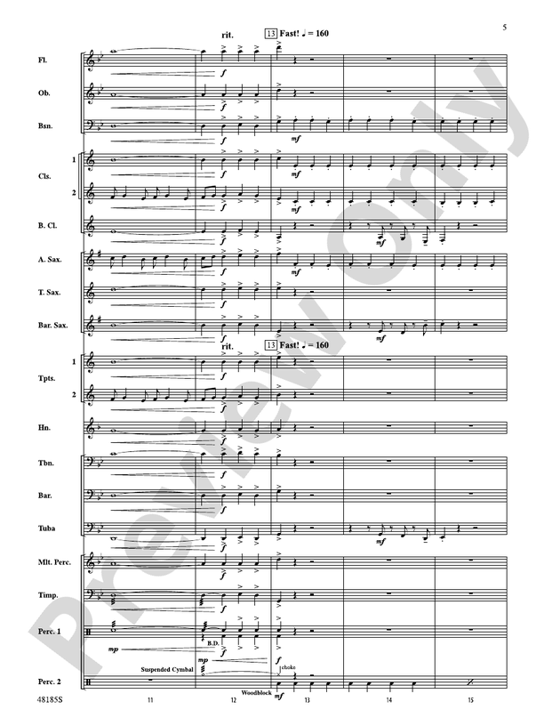 Derivations - Concert Band Conductor Score & Parts (Digital Download)