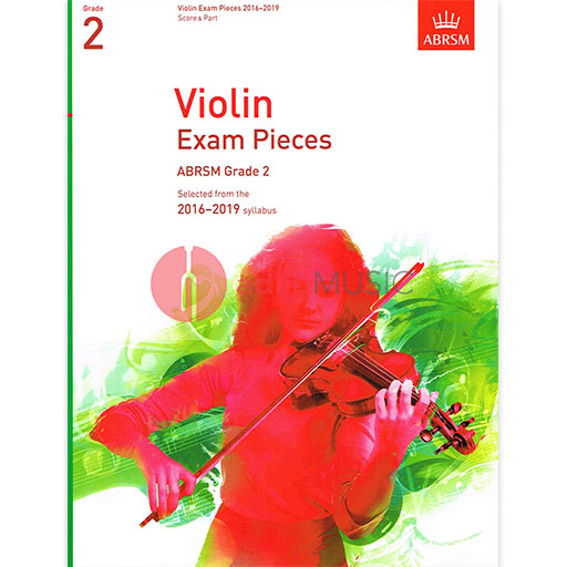 Violin Exam Pieces Grade 2, 2016-2019 - Score and Part - Various - Violin ABRSM