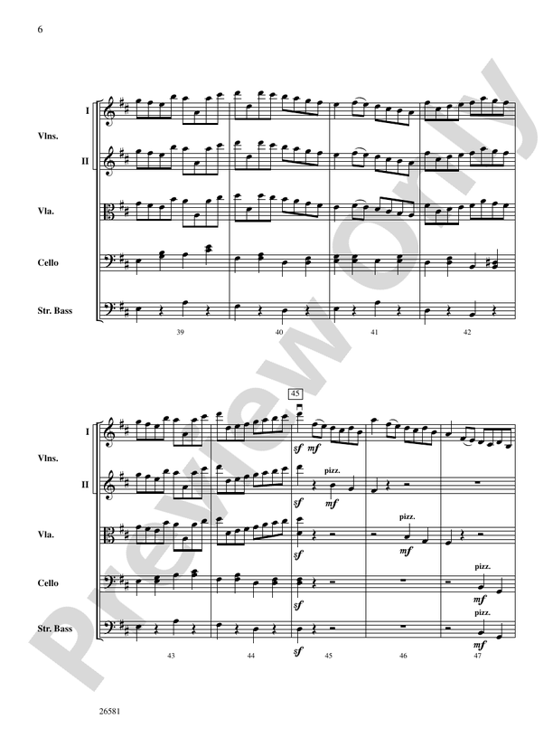 Russlan and Ludmilla – String Orchestra Conductor Score & Parts (Digital Download)