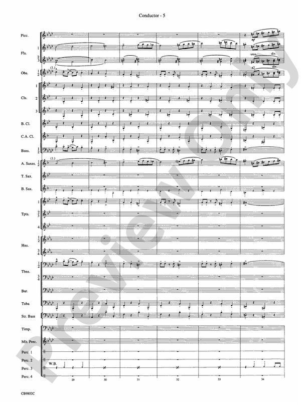 Porgy and Bess (Medley) - Concert Band Conductor Score & Parts (Digital Download)