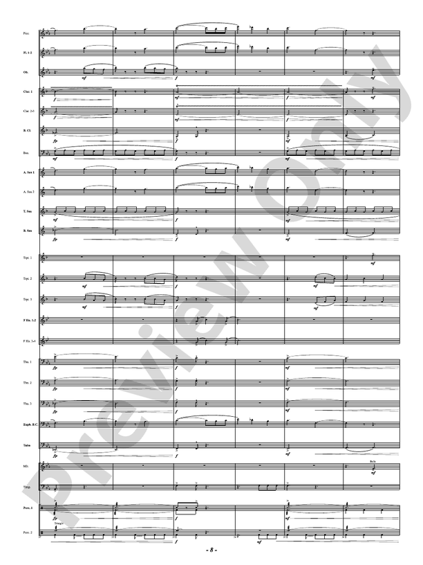 To Sail Uncharted Waters - Concert Band Conductor Score & Parts(Digital Download)