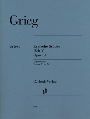 Grieg - Lyric Pieces Volume 5 Op54 - Piano Solo Henle HN681