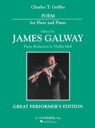 Griffes - Poem - Flute/Piano Accompaniment edited by Galway Schirmer 50481637