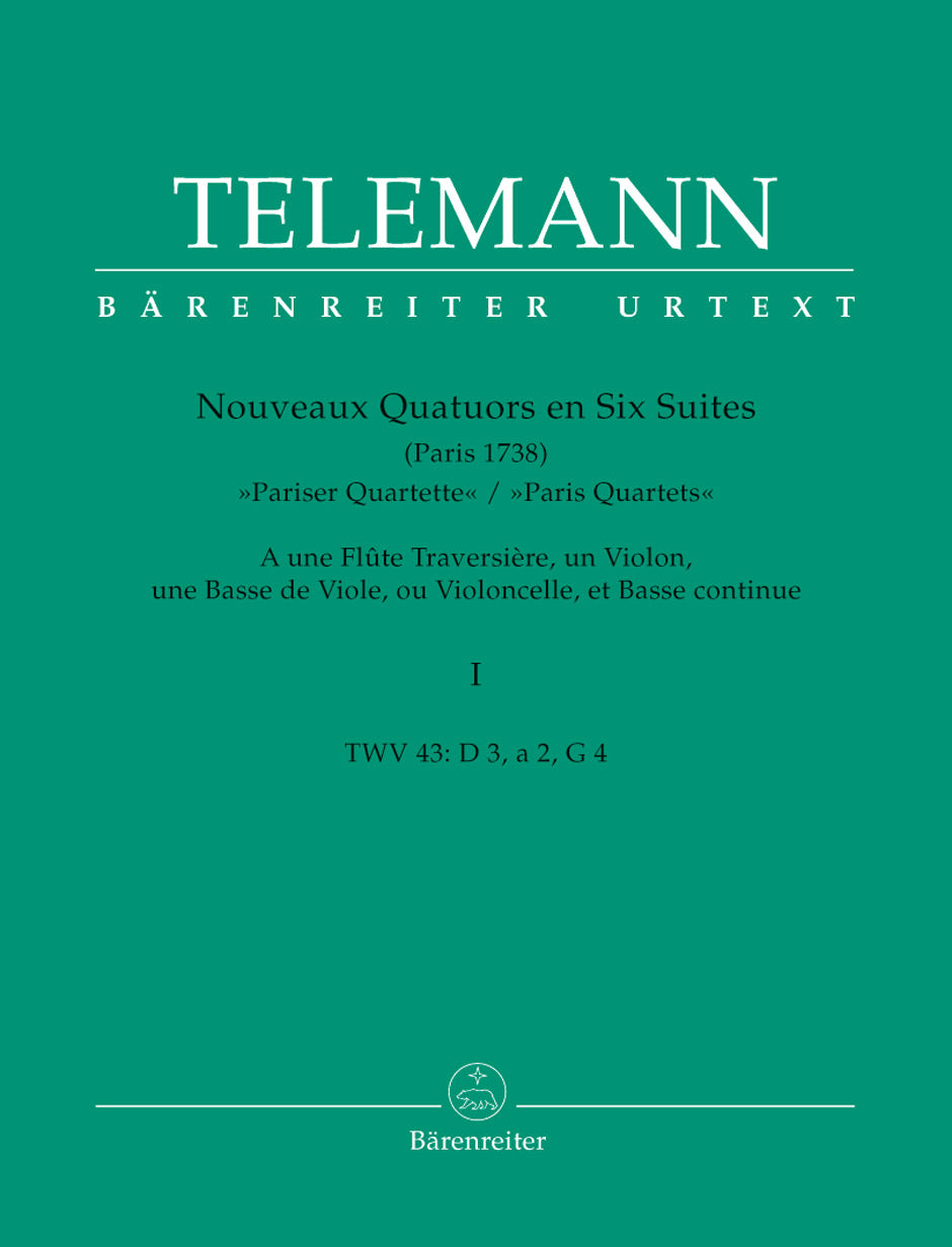 12 Paris Quartets Volume 1 No 1-3