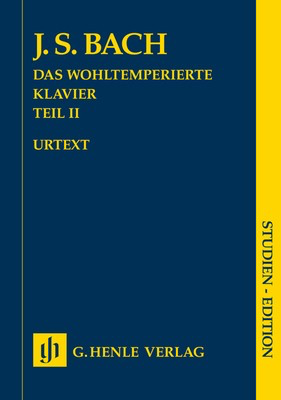 Well-Tempered Clavier Volume 2 Study Score