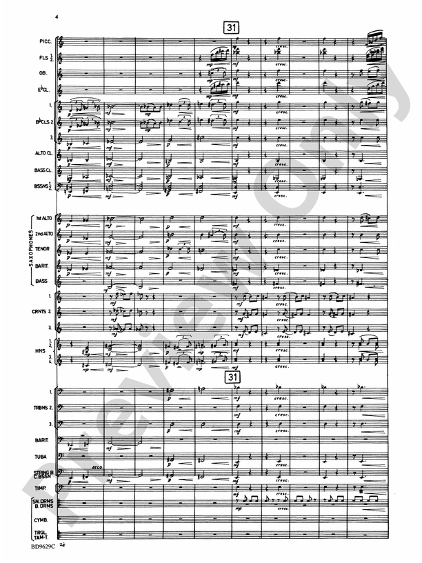 Fantasia for Band - Concert Band Conductor Score & Parts (Digital Download)