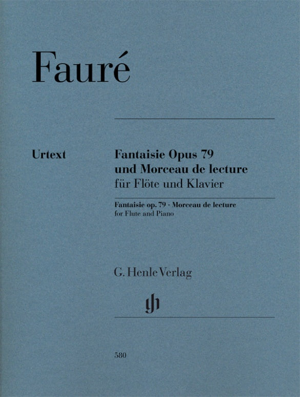 Faure - Fantaisie Op79 & Morceau de Lecture - Flute/Piano Accompaniment Henle HN580