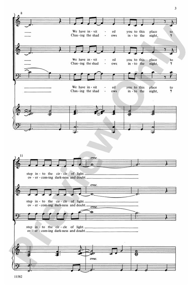 Carriers of the Light – 3-Part Mixed Choral Octavo (Digital Download)