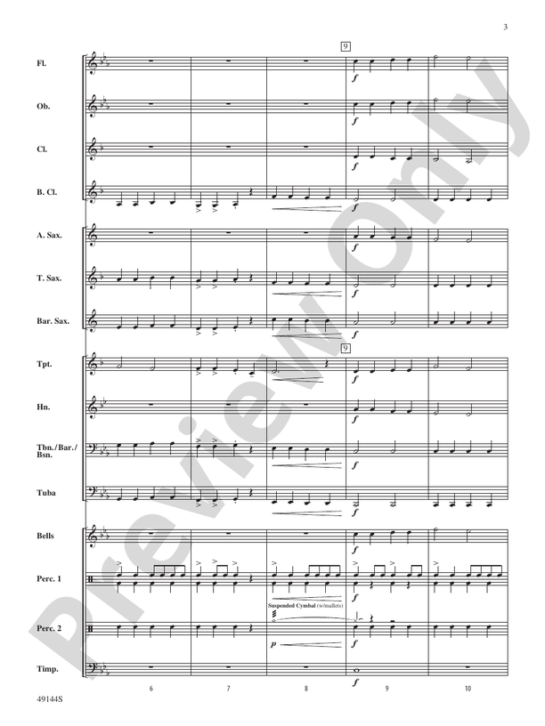 Asteroids - Concert Band Conductor Score & Parts (Digital Download)