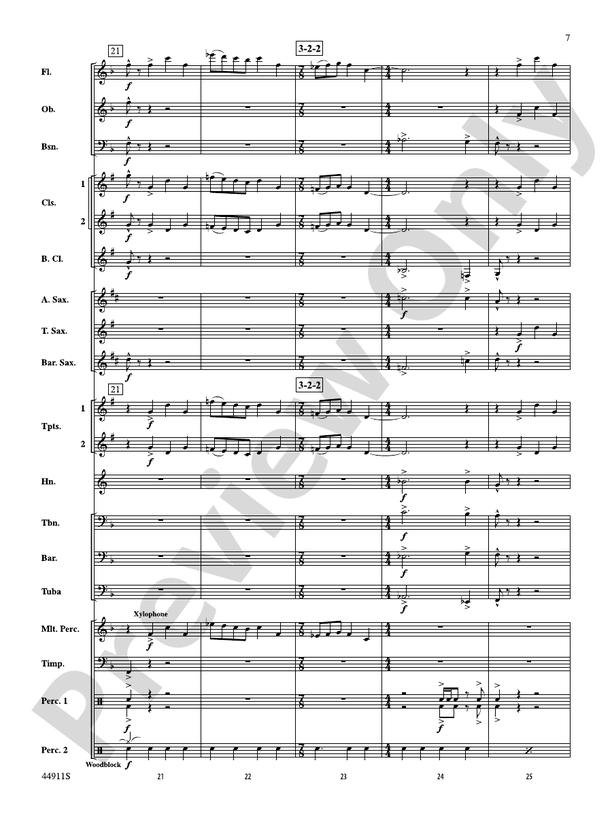 They Walked in the Valley of Fire - Concert Band Conductor Score & Parts (Digital Download)