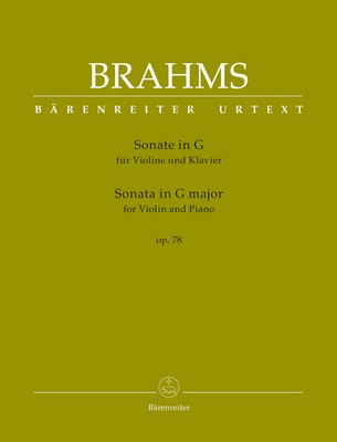 Violin Sonata in G Op 78 Vln/Pno