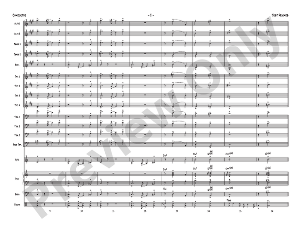 Just Friends (Jazz Band Series) – Jazz Ensemble Conductor Score & Parts (Digital Download)