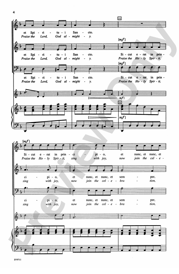 Gloria Patri (from Lauda Jerusalem) – SAB Choral Octavo (Digital Download)