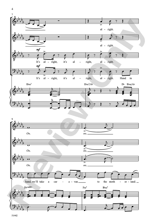 Caravan of Love - SATB Choral Octavo (Digital Download)