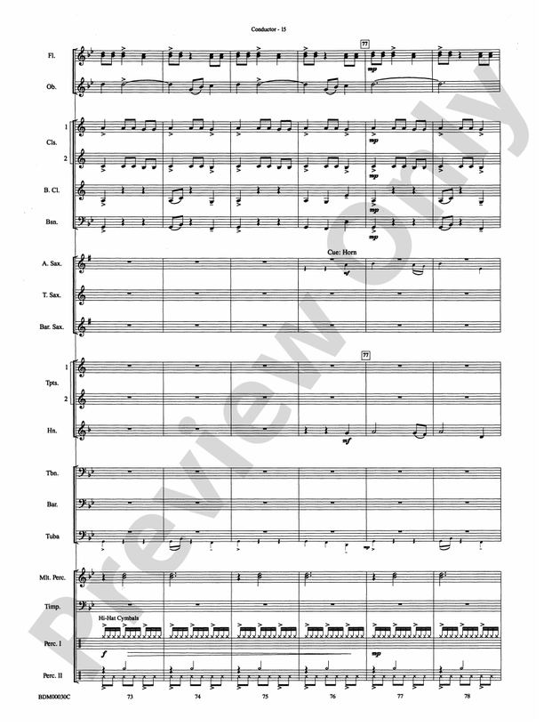 The Great Locomotive Chase - Concert Band Conductor Score & Parts (Digital Download)