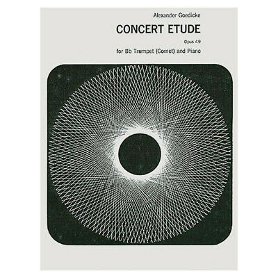 CONCERT STUDY OP 49 REDN FOR TRUMPET/PIANO - GOEDICKE - TRUMPET - BRASS PRESS