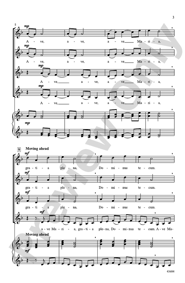 Ave Maria – SSAA Choral Octavo (Digital Download)