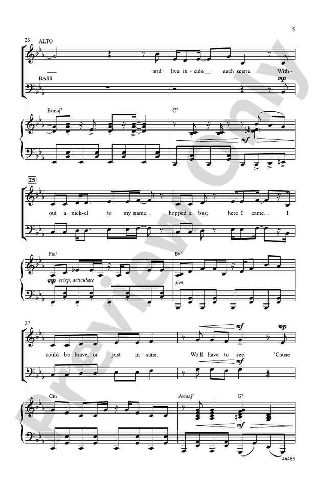Another Day of Sun – SATB Choral Octavo (Digital Download)