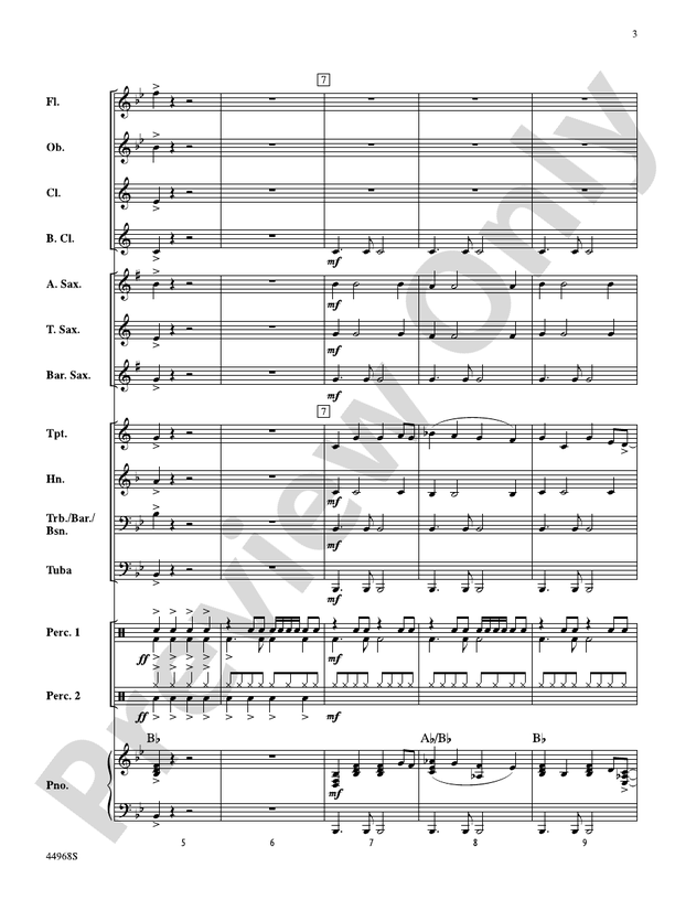 Moon Rocks - Concert Band Conductor Score & Parts (Digital Download)