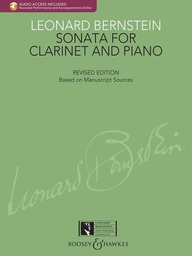 Bernstein - Sonata - Clarinet/Piano Accompaniment/Audio Access Online Boosey & Hawkes 48020641