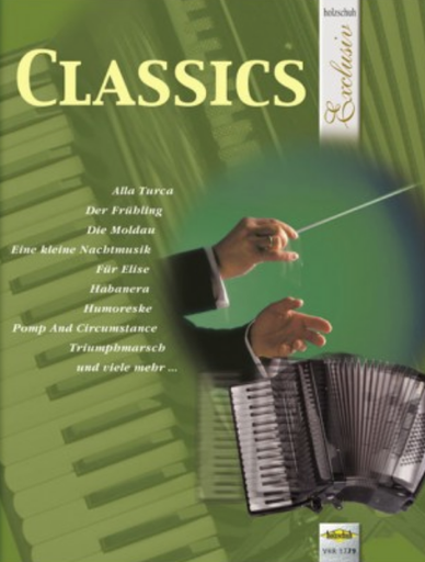 CLASSICS FOR P/ACCORDION SOLO - ACCORDIAN - HOLZSCHUH
