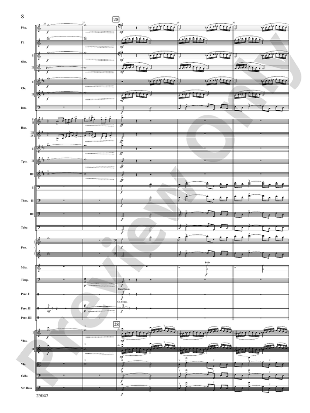 The Winds of Poseidon – Full Orchestra Conductor Score & Parts (Digital Download)