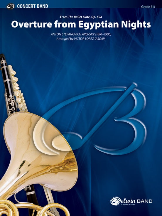 Overture from Egyptian Nights - Concert Band Conductor Score & Parts (Digital Download)