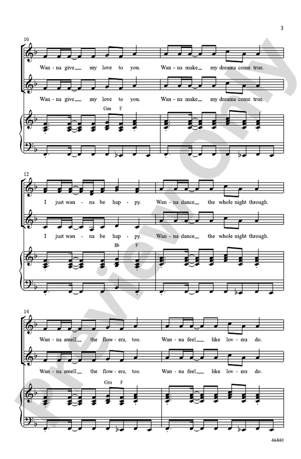 I Just Wanna Be Happy – SSA Choral Octavo (Digital Download)
