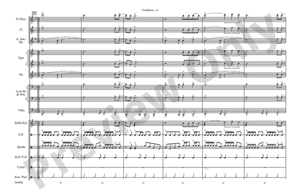 Separate Ways (Worlds Apart) – Marching Band Conductor Score & Parts (Digital Download)