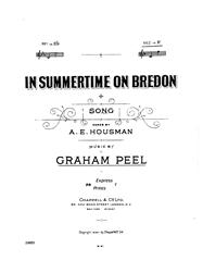 In Summertime On Bredon - F Major Vocal/Piano (Digital Download)