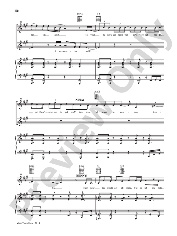 When You're Home (Music from the Original Motion Picture Soundtrack, In The Heights) - PVG (Digital Download)