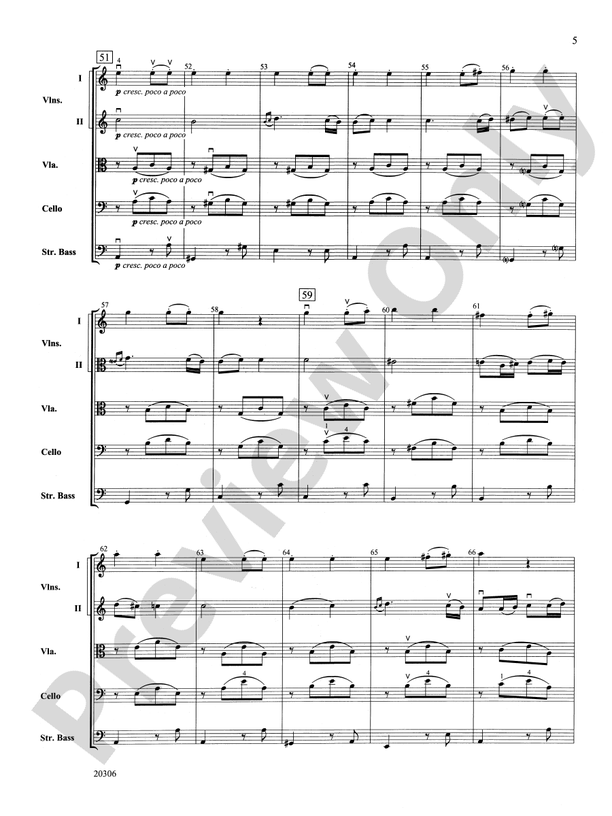 Symphony No. 7 (2nd Movement) – Full Orchestra Conductor Score & Parts (Digital Download)