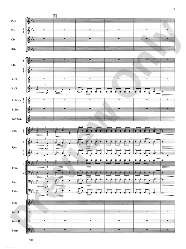 1812 Overture - Concert Band Conductor Score & Parts (Digital Download)