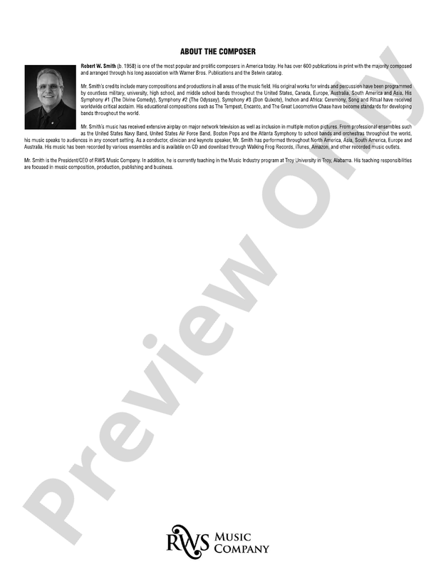 Portals - Concert Band Conductor Score & Parts (Digital Download)