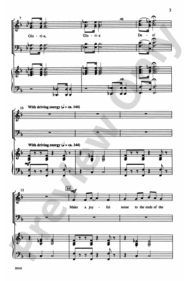 Make a Joyful Noise - Sally K. Albrecht – SATB Choral Octavo (Digital Download)