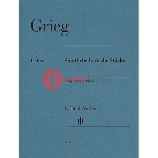 Complete Lyric Pieces - Piano Solo by Grieg Henle HN1136