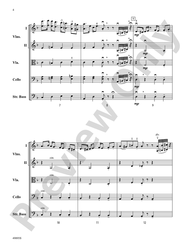 Intermezzo - String Orchestra Conductor Score & Parts (Digital Download)